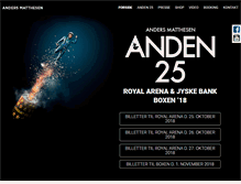 Tablet Screenshot of anden.dk